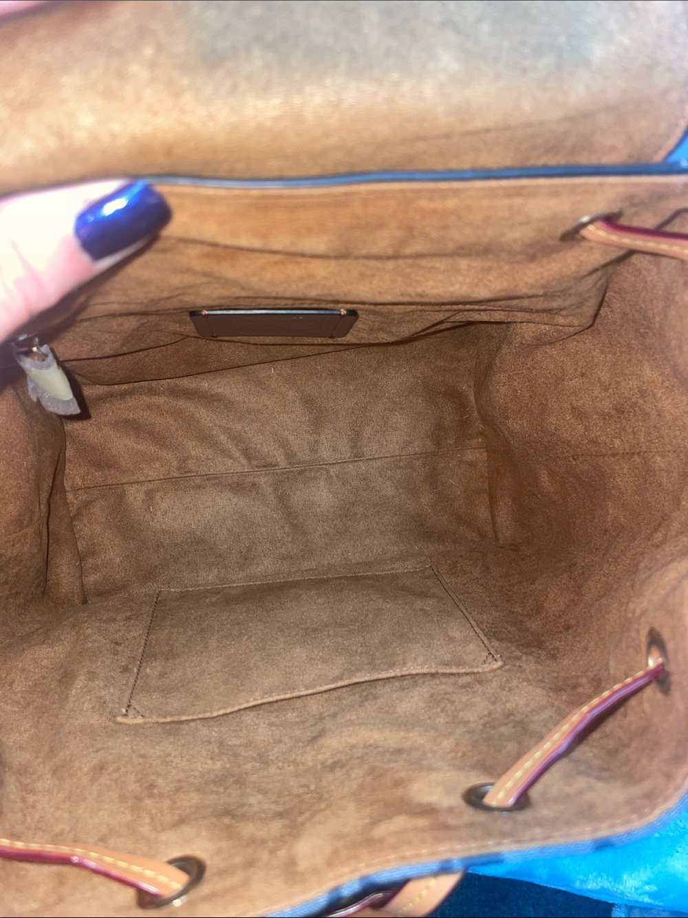 NWOT Coach ‘Kleo’ Signature Chambray Backpack - Picture 11 of 14